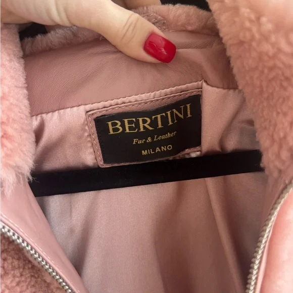 Plush Teddy Coat with Zip Front - Soft Pink Long Fleece Jacket REAL Fur